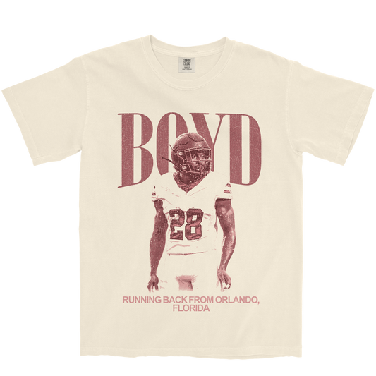 LATRAVIOUS BOYD VINTAGE IVORY TEE