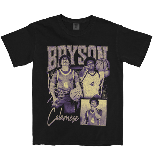 BRYSON CALAMESE GRAPHIC BLACK TEE