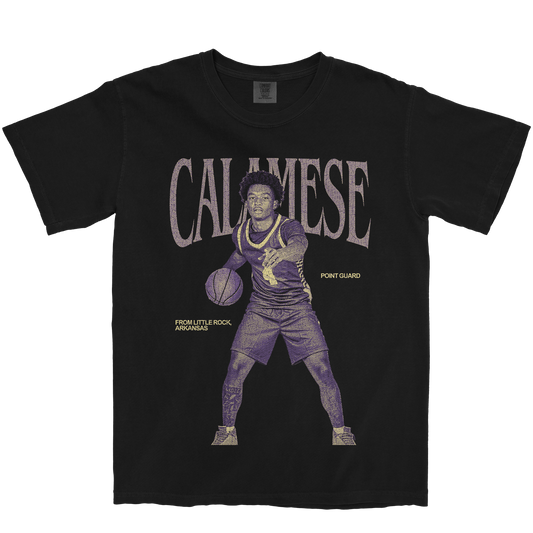 BRYSON CALAMESE VINTAGE BLACK TEE