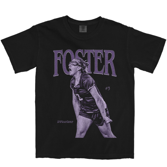 ADITI FOSTER VINTAGE BLACK TEE