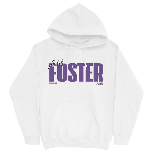 ADITI FOSTER CLASSIC WHITE HOODIE