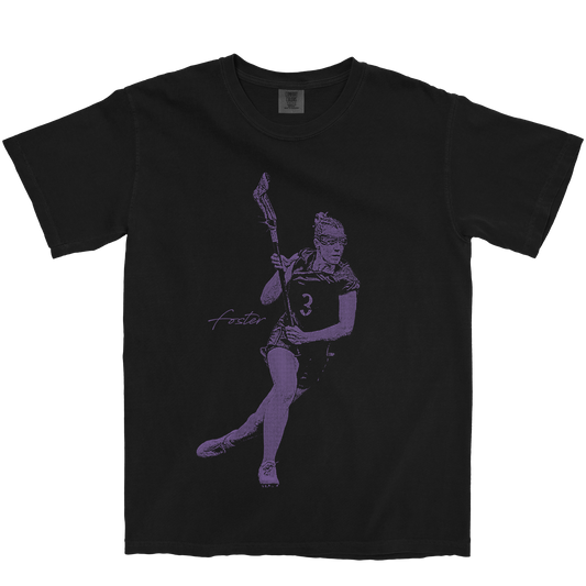 ADITI FOSTER SIGNATURE BLACK TEE