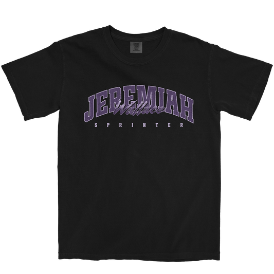 JEREMIAH WALLACE RETRO BLACK TEE