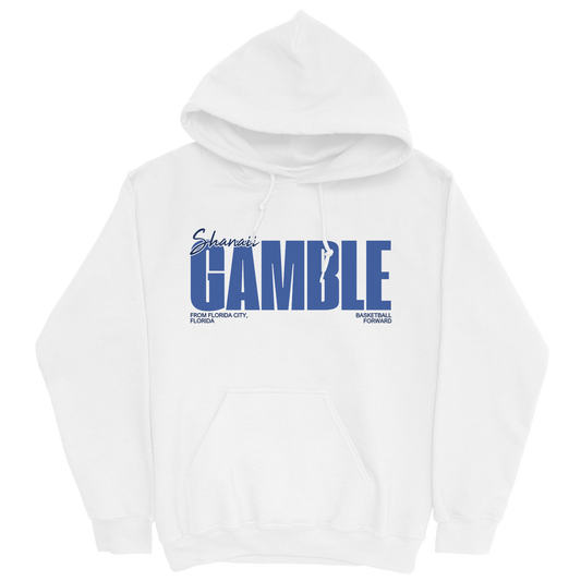 SHANAII GAMBLE CLASSIC WHITE HOODIE