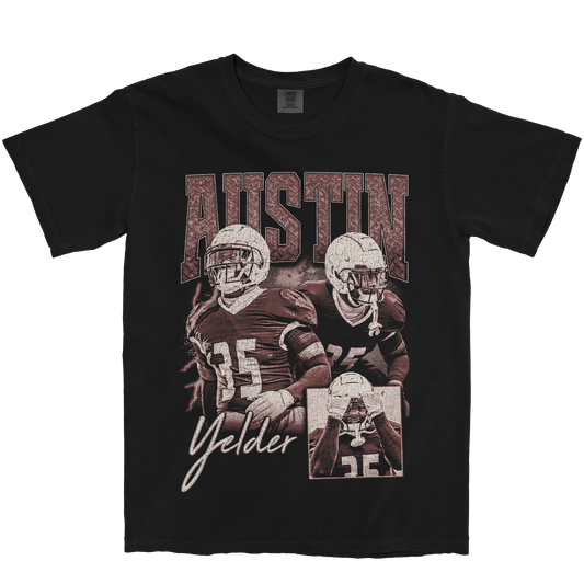 AUSTIN YELDER GRAPHIC BLACK TEE