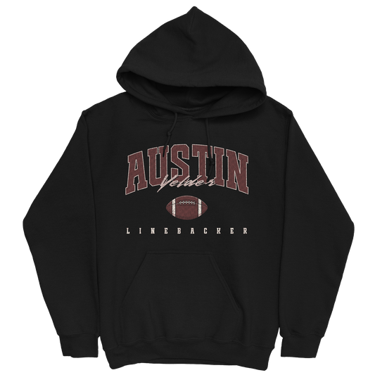 AUSTIN YELDER FOOTBALL BLACK HOODIE
