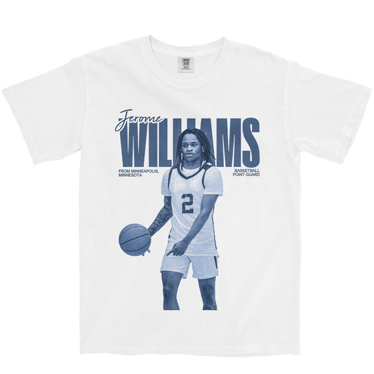 JEROME WILLIAMS VINTAGE WHITE TEE