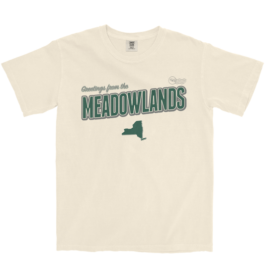 NEW YORK GREEN FOOTBALL GREETING CARD IVORY T-SHIRT