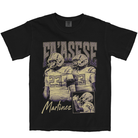 FA'ASESE MARTINEZ GRAPHIC BLACK TEE