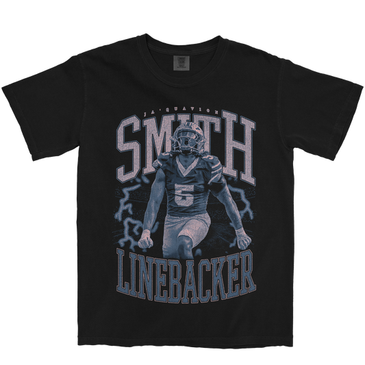 JA'QUAVION SMITH VINTAGE BLACK TEE