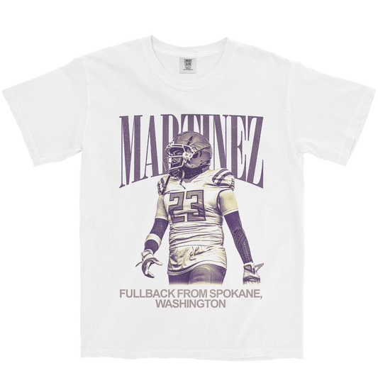 FA'ASESE MARTINEZ VINTAGE WHITE TEE