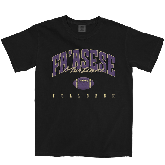 FA'ASESE MARTINEZ FOOTBALL BLACK TEE