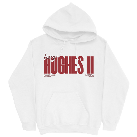 LARRY HUGHES II CLASSIC WHITE HOODIE