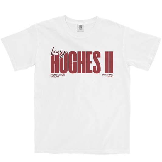LARRY HUGHES II CLASSIC WHITE TEE