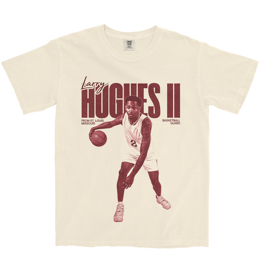 LARRY HUGHES II VINTAGE IVORY TEE