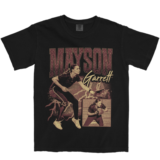 MAYSON GARRETT GRAPHIC BLACK TEE