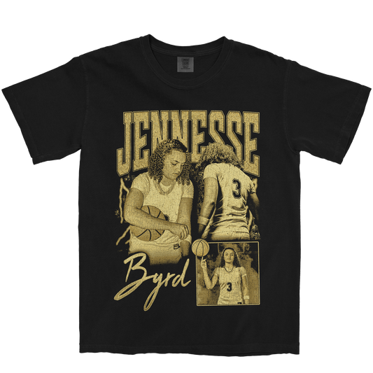 JENNESSE BYRD GRAPHIC BLACK TEE