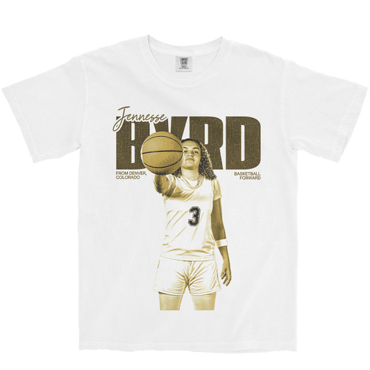 JENNESSE BYRD VINTAGE WHITE TEE