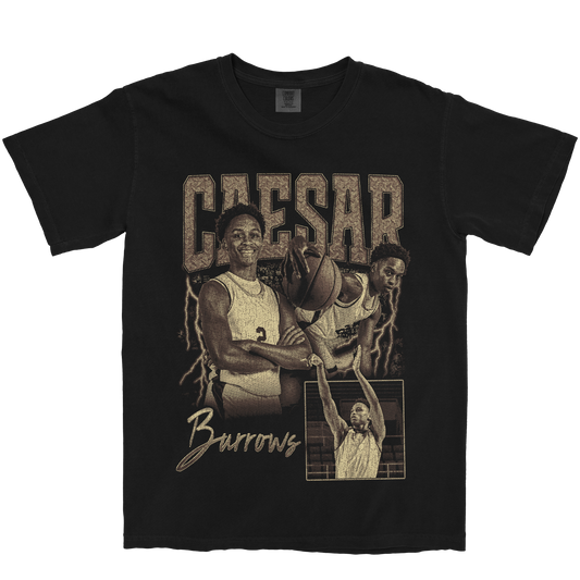 CAESAR BURROWS GRAPHIC BLACK TEE