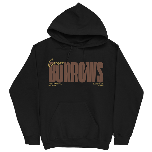 CAESAR BURROWS CLASSIC BLACK HOODIE