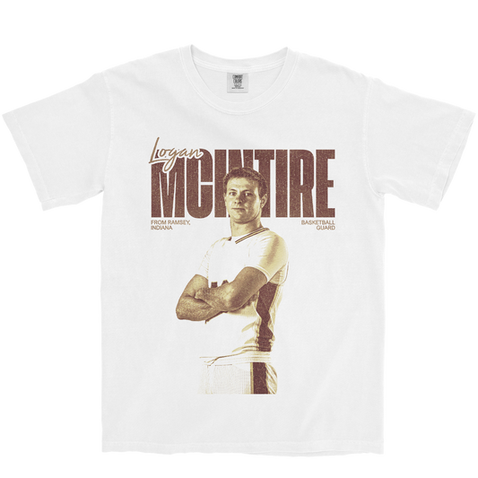 LOGAN MCINTIRE VINTAGE WHITE TEE