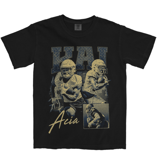 KAI ACIA GRAPHIC BLACK TEE