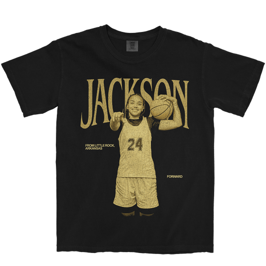 LILLIAN JACKSON VINTAGE BLACK TEE