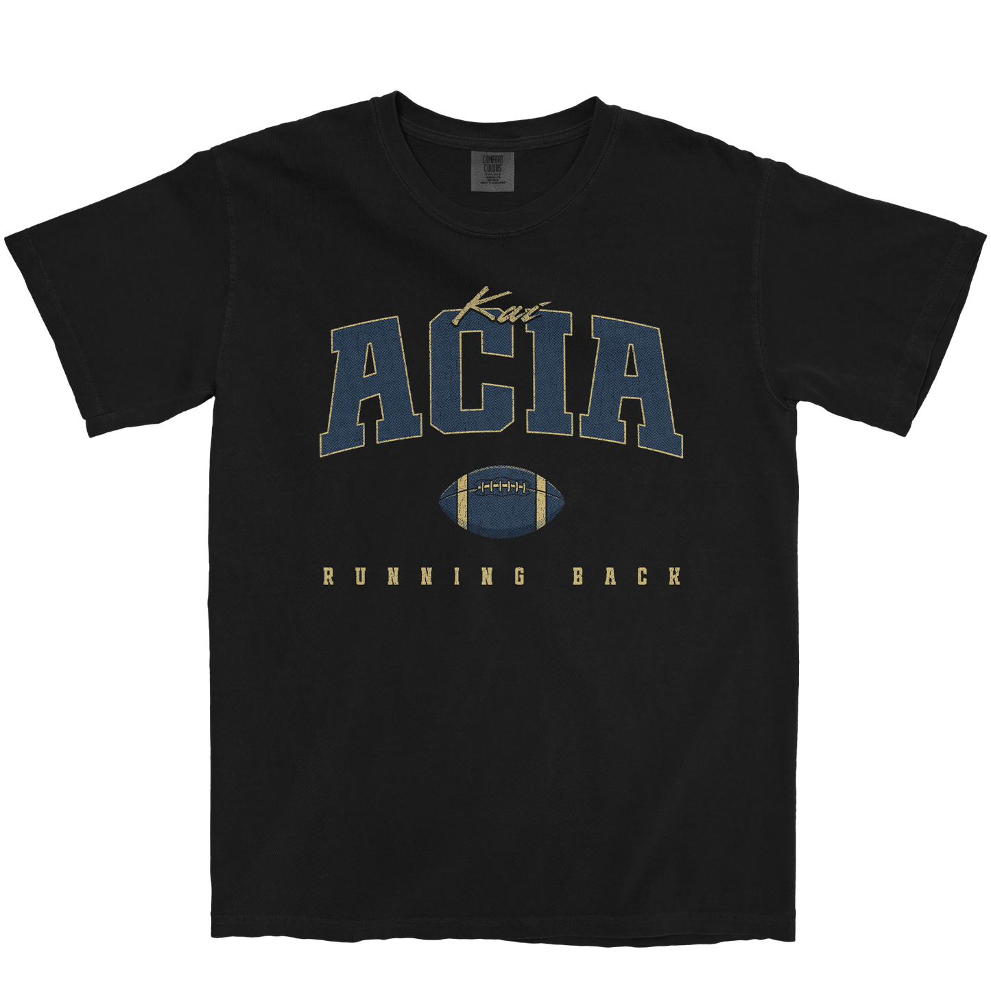 KAI ACIA FOOTBALL BLACK TEE