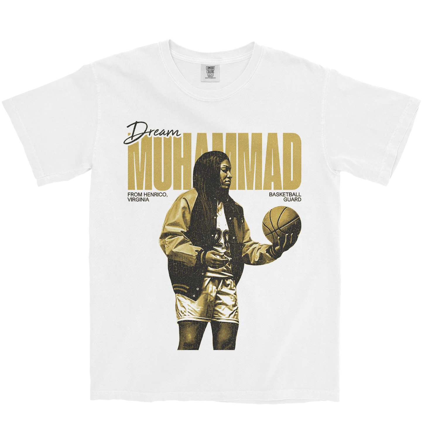 DREAM MUHAMMAD VINTAGE WHITE TEE