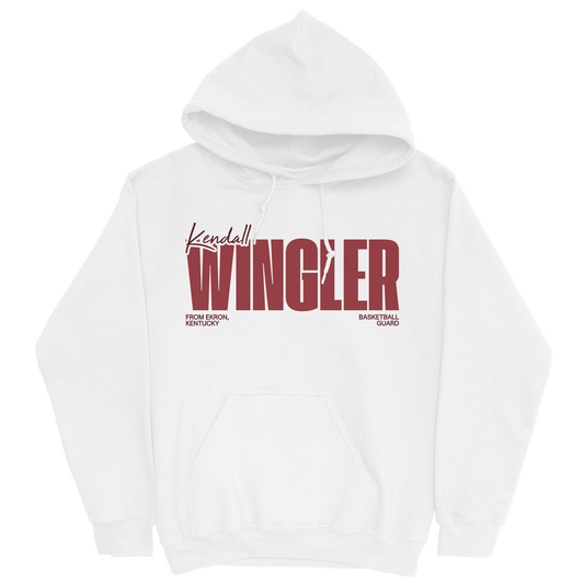 KENDALL WINGLER CLASSIC WHITE HOODIE