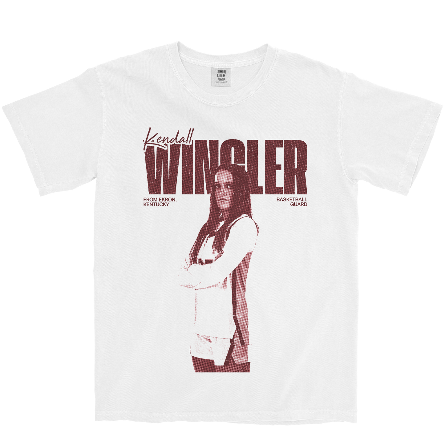 KENDALL WINGLER VINTAGE WHITE TEE