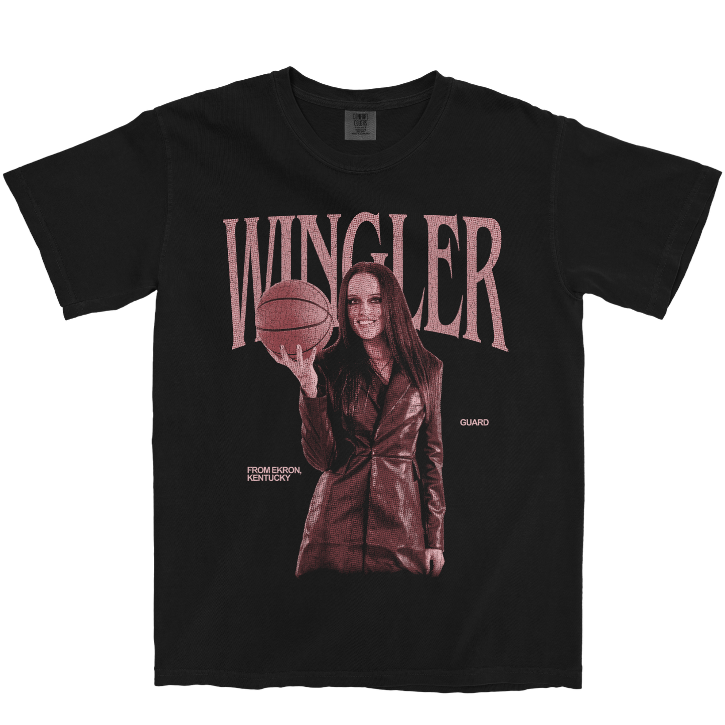 KENDALL WINGLER VINTAGE BLACK TEE
