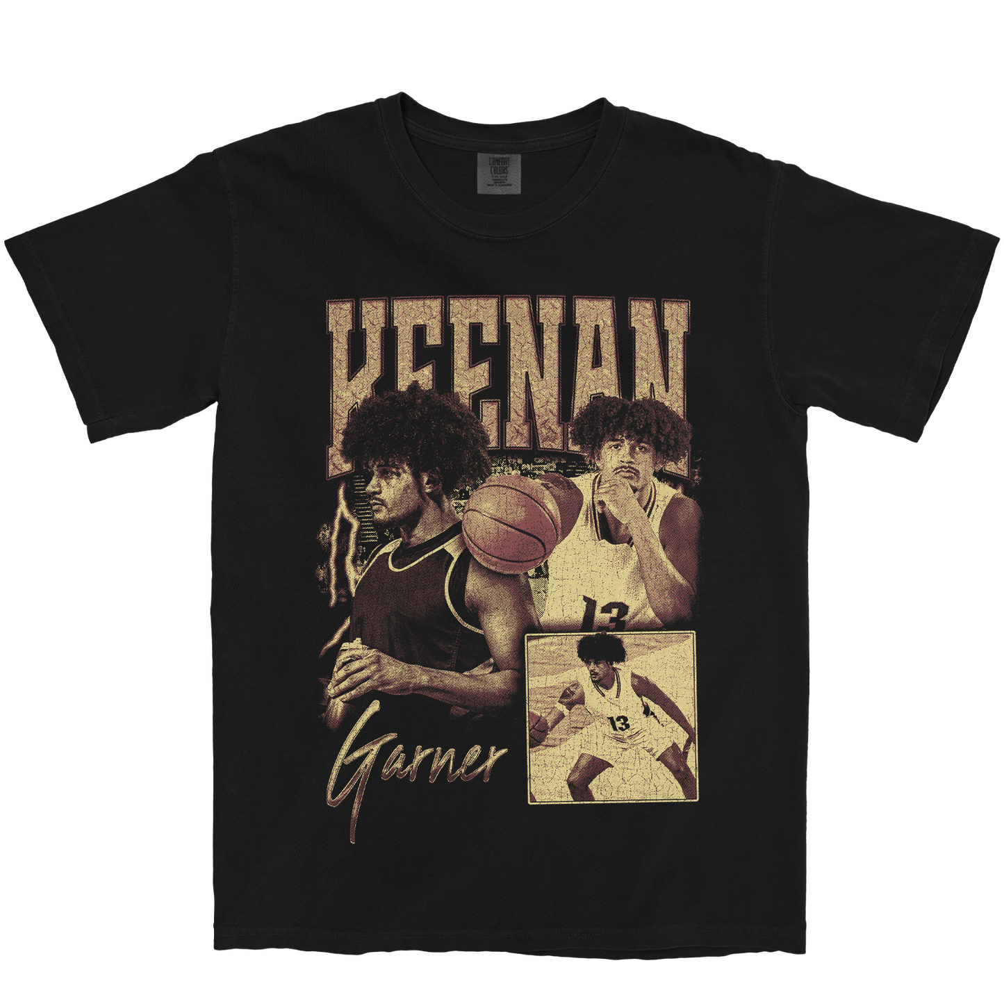 KEENAN GARNER GRAPHIC BLACK TEE
