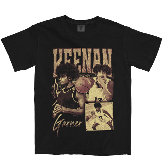 KEENAN GARNER GRAPHIC BLACK TEE