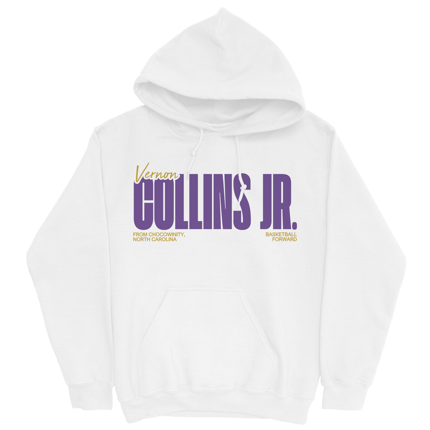 VERNON COLLINS JR. CLASSIC WHITE HOODIE