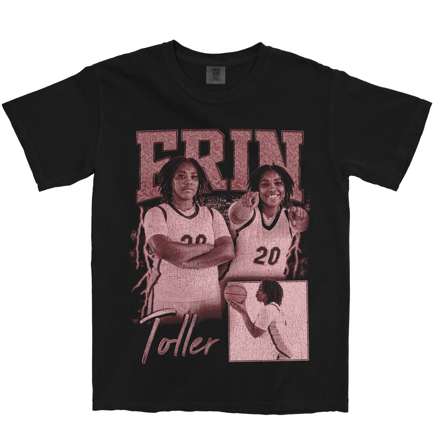 ERIN TOLLER GRAPHIC BLACK TEE