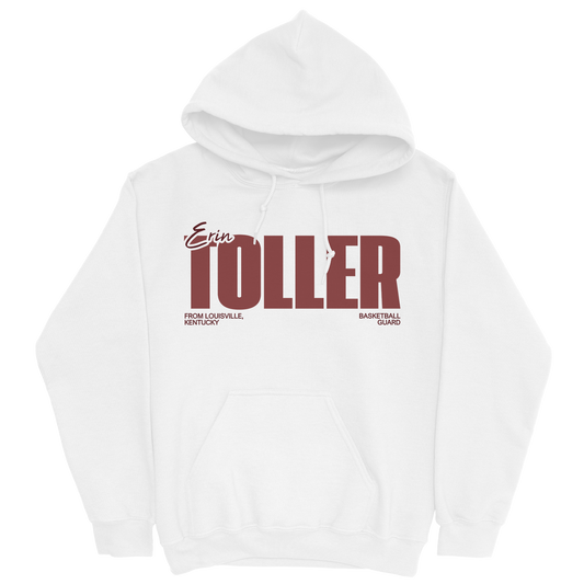 ERIN TOLLER CLASSIC WHITE HOODIE