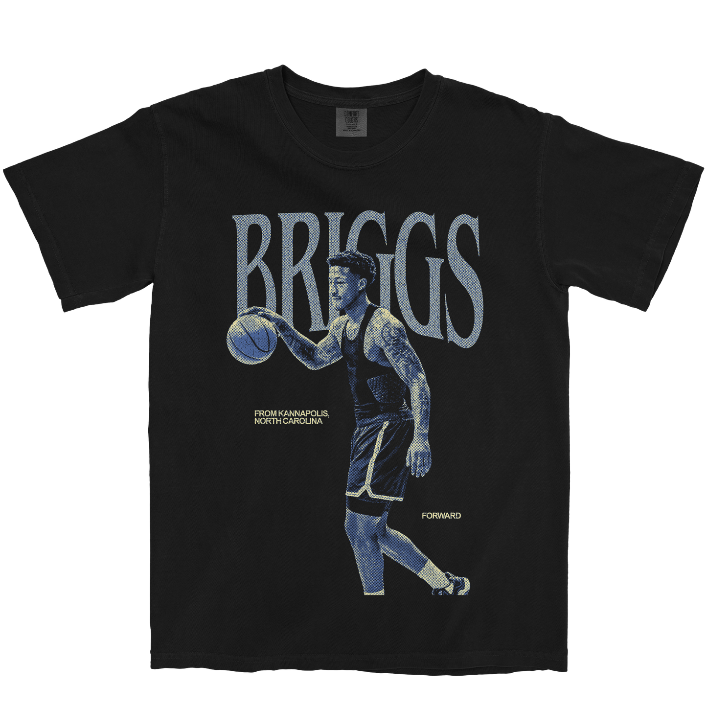 KHENI BRIGGS VINTAGE BLACK TEE