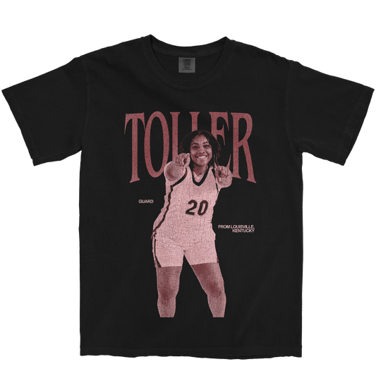 ERIN TOLLER VINTAGE BLACK TEE