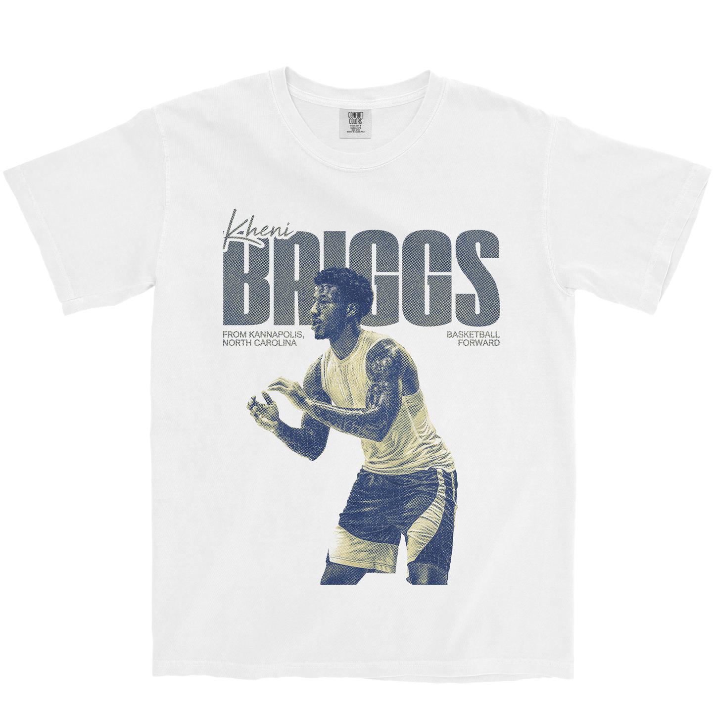 KHENI BRIGGS VINTAGE WHITE TEE