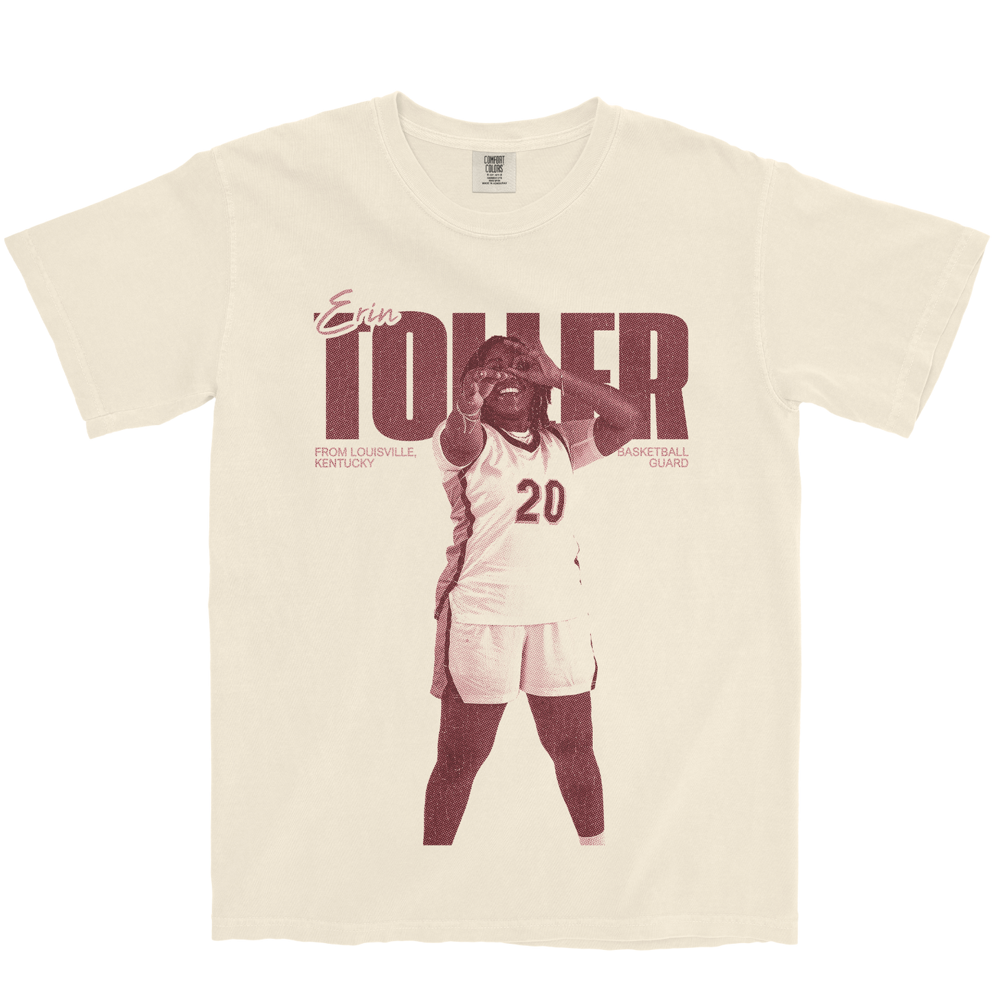 ERIN TOLLER VINTAGE IVORY TEE