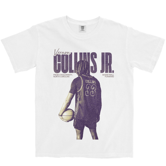 VERNON COLLINS JR. VINTAGE WHITE TEE