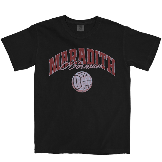 MARADITH O'GORMAN VOLLEYBALL BLACK TEE