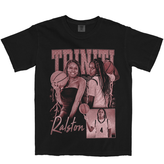 TRINITI RALSTON GRAPHIC BLACK TEE