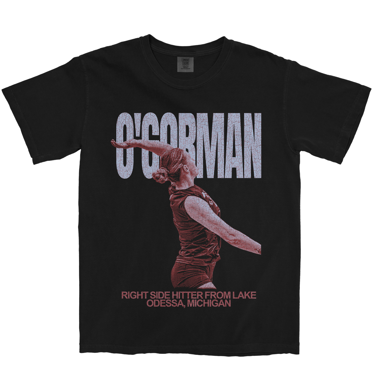 MARADITH O'GORMAN VINTAGE BLACK TEE