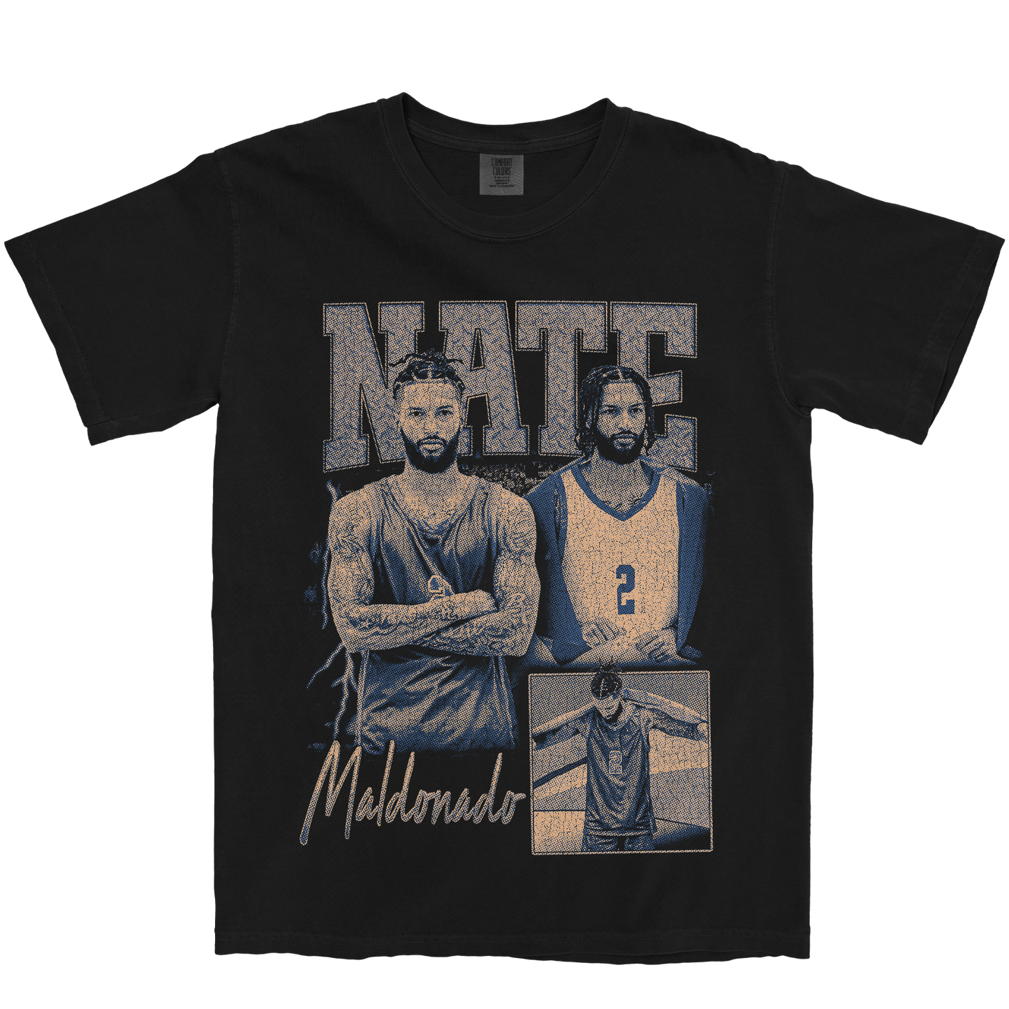 NATE MALDONADO GRAPHIC BLACK TEE