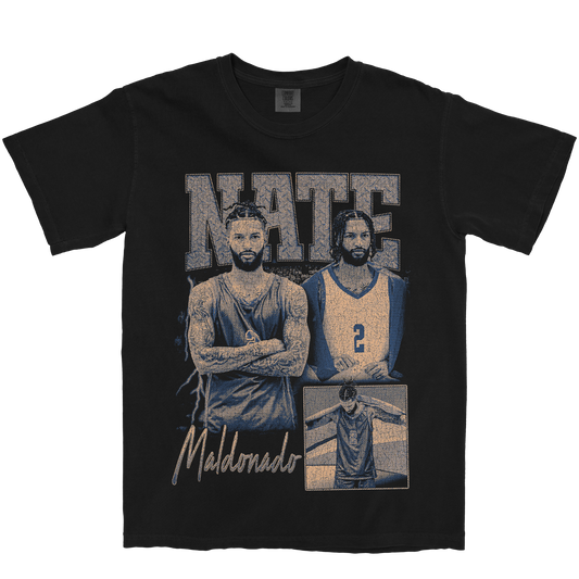 NATE MALDONADO GRAPHIC BLACK TEE