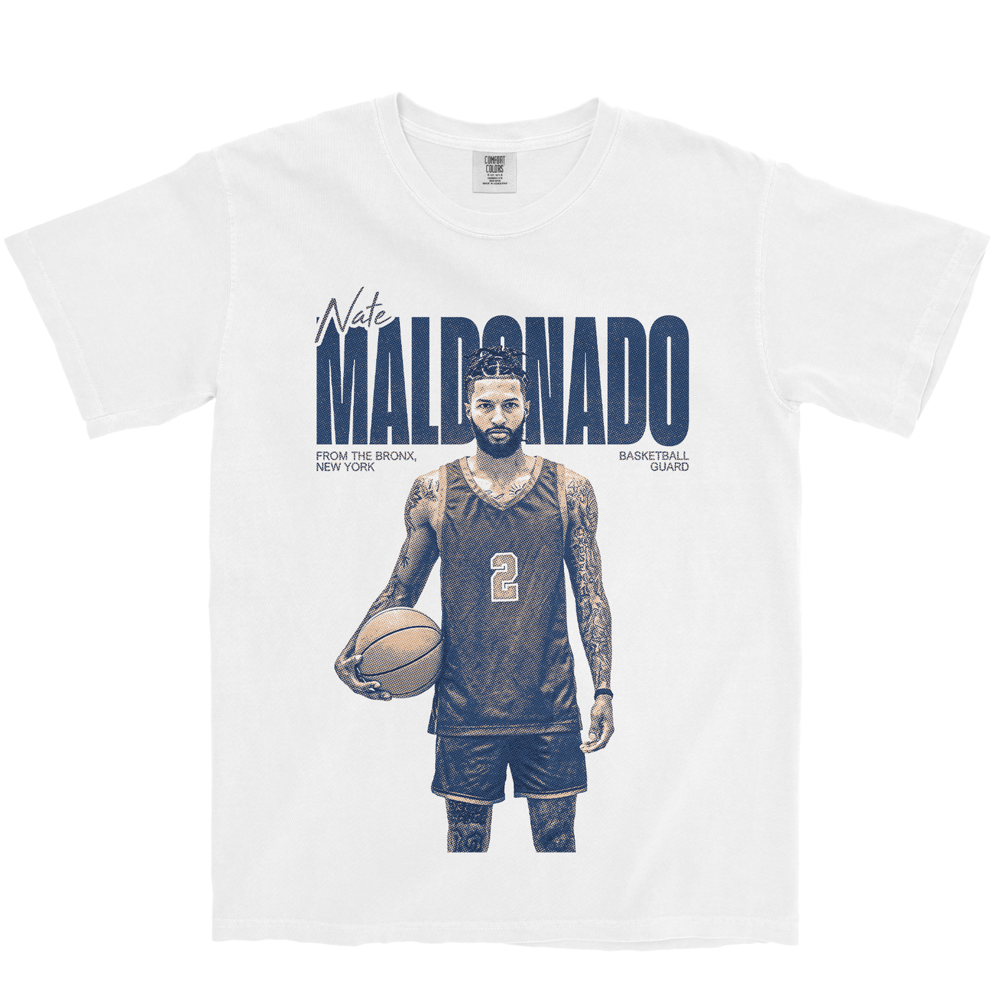 NATE MALDONADO VINTAGE WHITE TEE