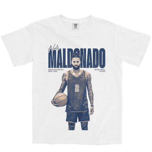 NATE MALDONADO VINTAGE WHITE TEE