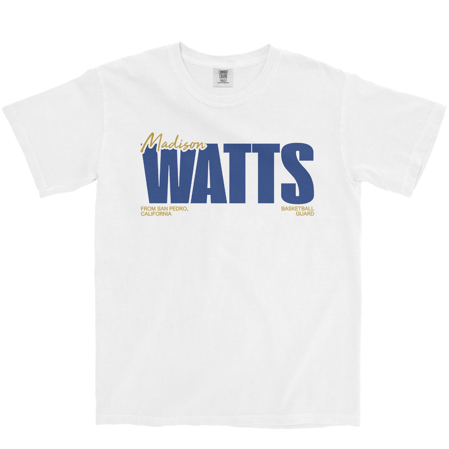 MADISON WATTS CLASSIC WHITE TEE